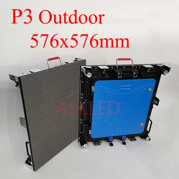 Светодиодная панель высокой яркости 192x192 пикселей P3 наружная водонепроницаемая панель размером 576x576 мм Производитель светодиодных экранов