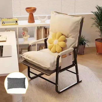 Скандинавский Современный Складной Ленивый диван с откидной спинкой, Удобное кресло для учебы, Офисное кресло, Компьютерное кресло, уличное кресло с откидной спинкой