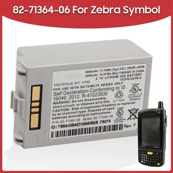 Сменный Аккумулятор 4800 мАч 82-71364-06 Для Motorola Zebra Symbol MC70 MC7090 MC75 MC75A MC75A6 MC75A8 MC7596 Батареи