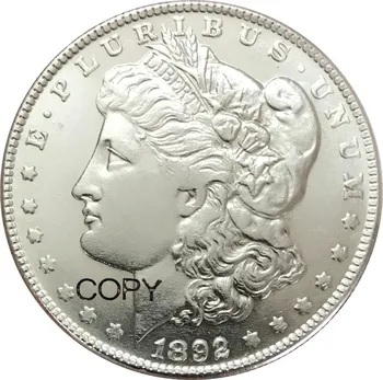 Соединенные Штаты Америки 1892 куб. см, 90% Серебро, монеты номиналом 1 доллар, копия доллара Моргана