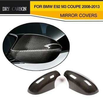Сухая углеродистая автоматическая крышка заднего зеркала для BMW E92 M3 Coupe 3 серии 2008-2013