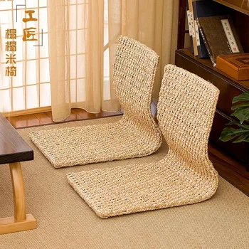 Татами в японском стиле, стул без ножек, соломенный ротанговый стул, кровать, компьютерный стул, одноместное сиденье у эркера и комнатный стул