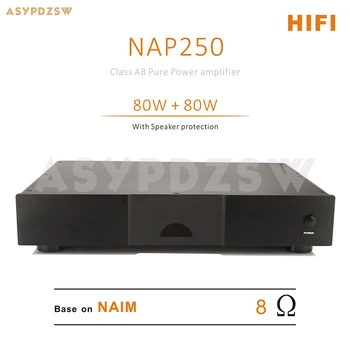 Усилитель мощности HIFI NAP250 на базе британского NAIM с защитой SPK 80 Вт + 80 Вт 8 Ом
