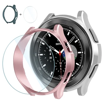 Чехол для часов Samsung Galaxy Watch 4 46 мм PC Матовый защитный чехол для Galaxy Watch 4 42 мм Classic Clock Bumper Shell